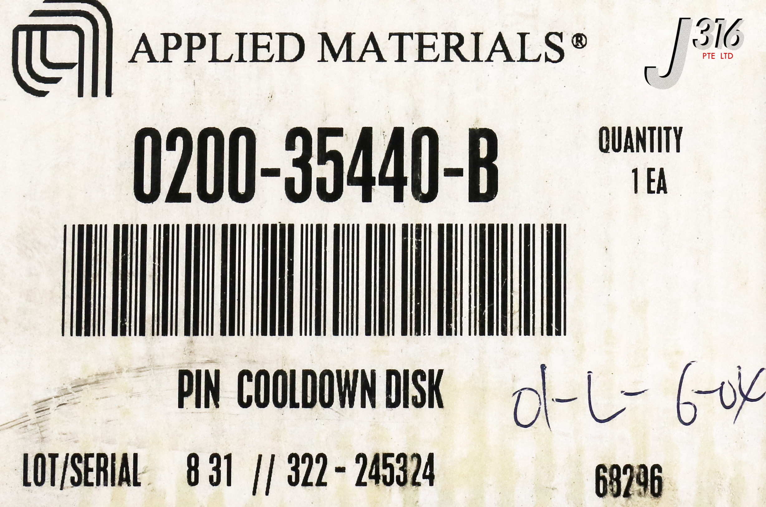 23260 APPLIED MATERIALS PIN, COOLDOWN DISK (NEW) 0200-35440 | eBay